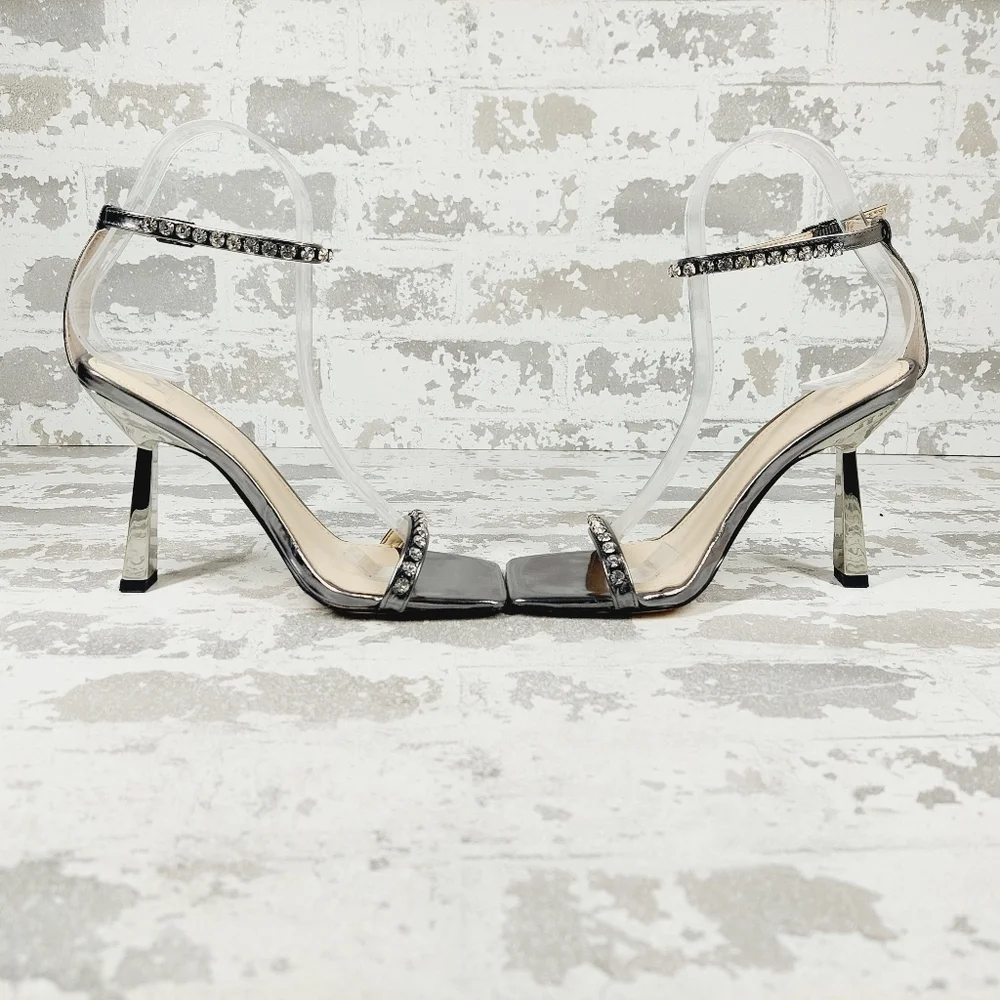 NEW Marc Fisher Karima Ankle Strap Heeled Sandals E588